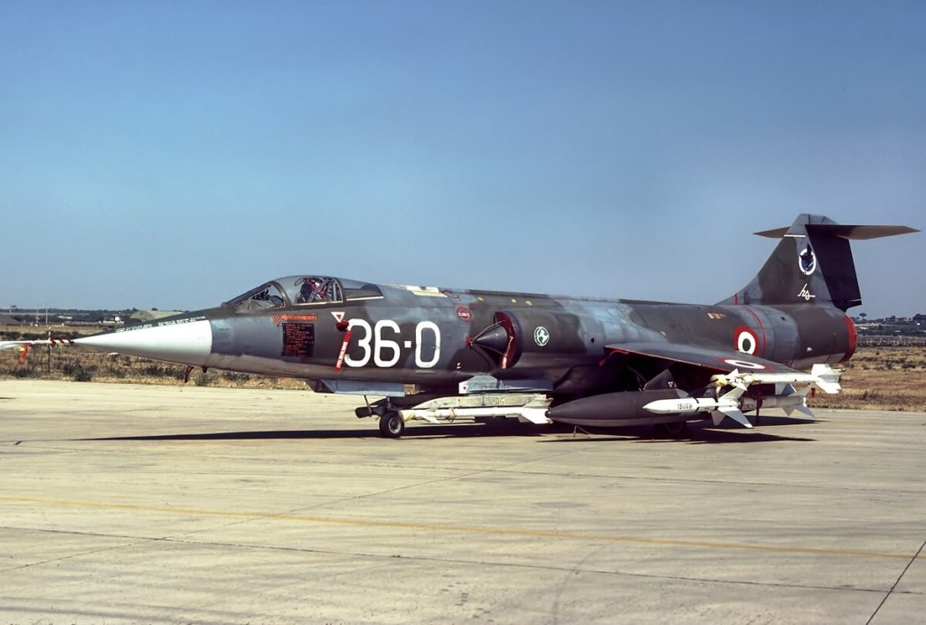 İtalya Hava Kuvvetleri envanterine bağlı F-104S